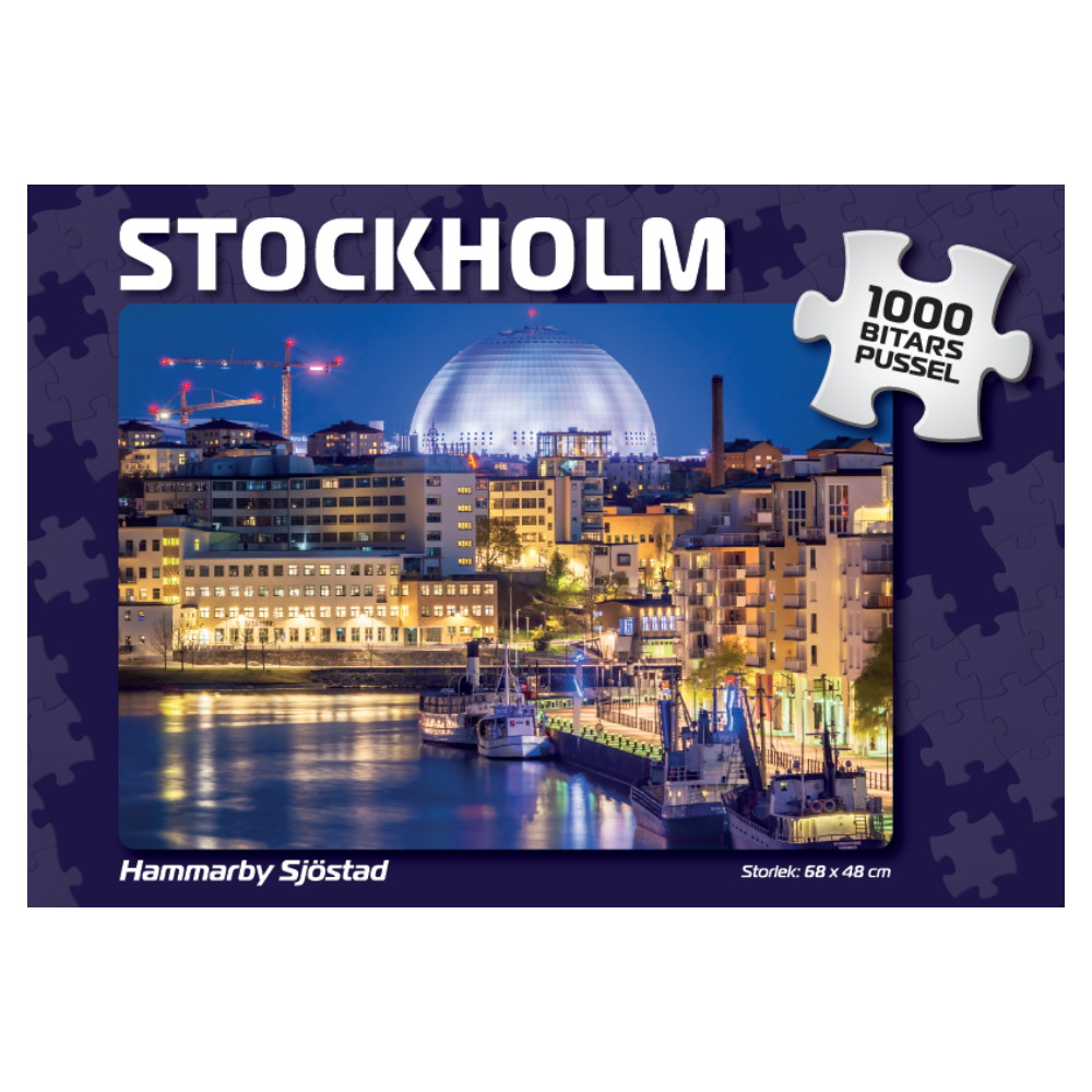 Svenska Pussel: Stockholm Hammarby Sjöstad 1000 Bitar