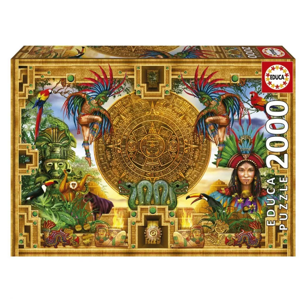Educa Pussel: Aztec Mayan Montage 2000 Bitar