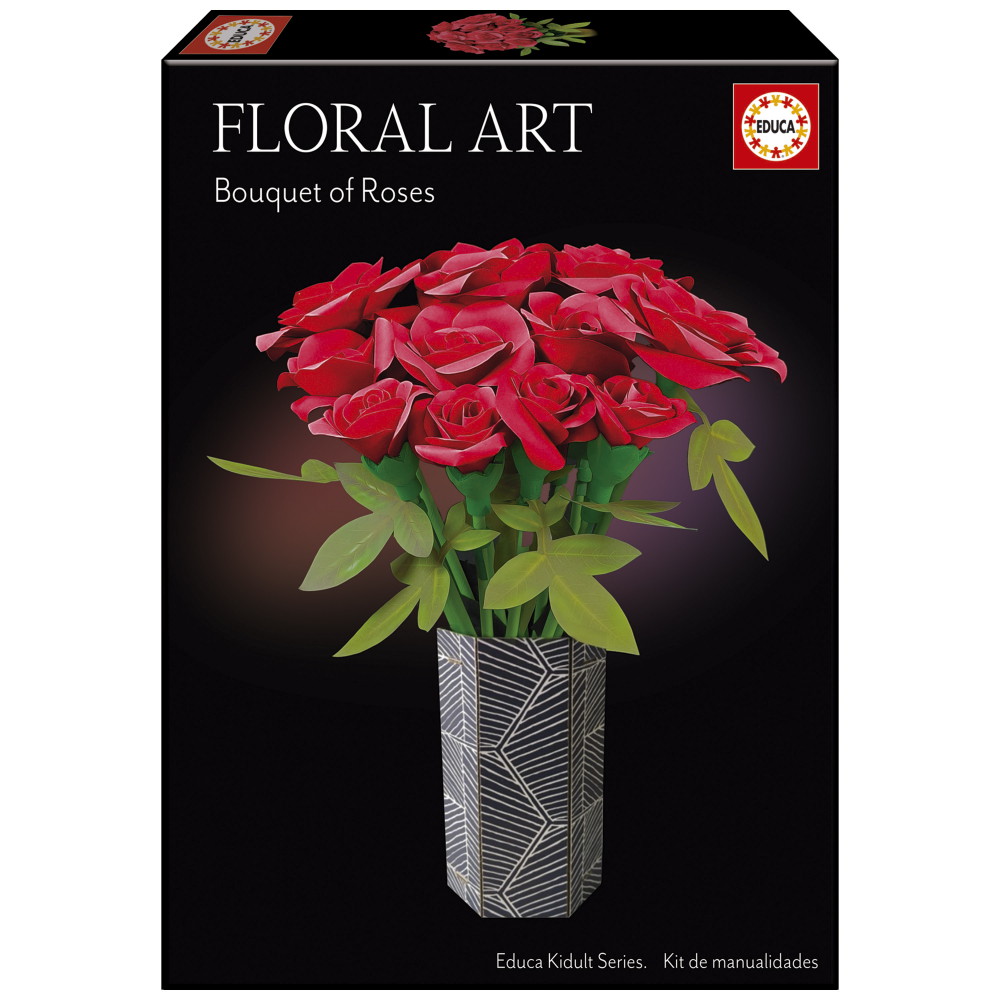 Educa Floral Art Bukett Rosor