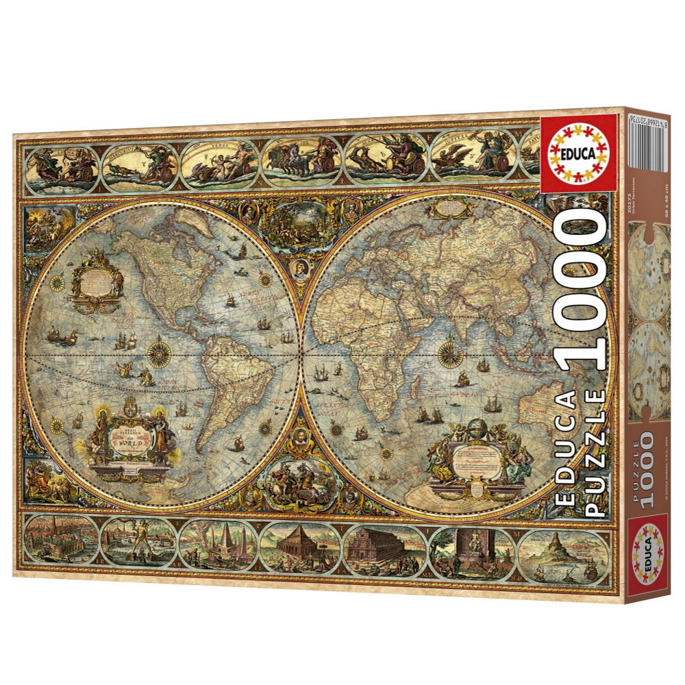 Educa Pussel: Orbis Terrarum 1000 Bitar