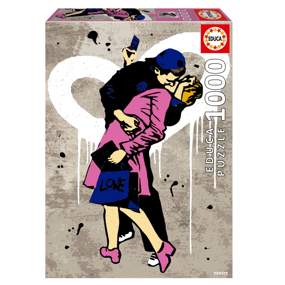 Educa Pussel: The Kiss, TV Boy 1000 Bitar