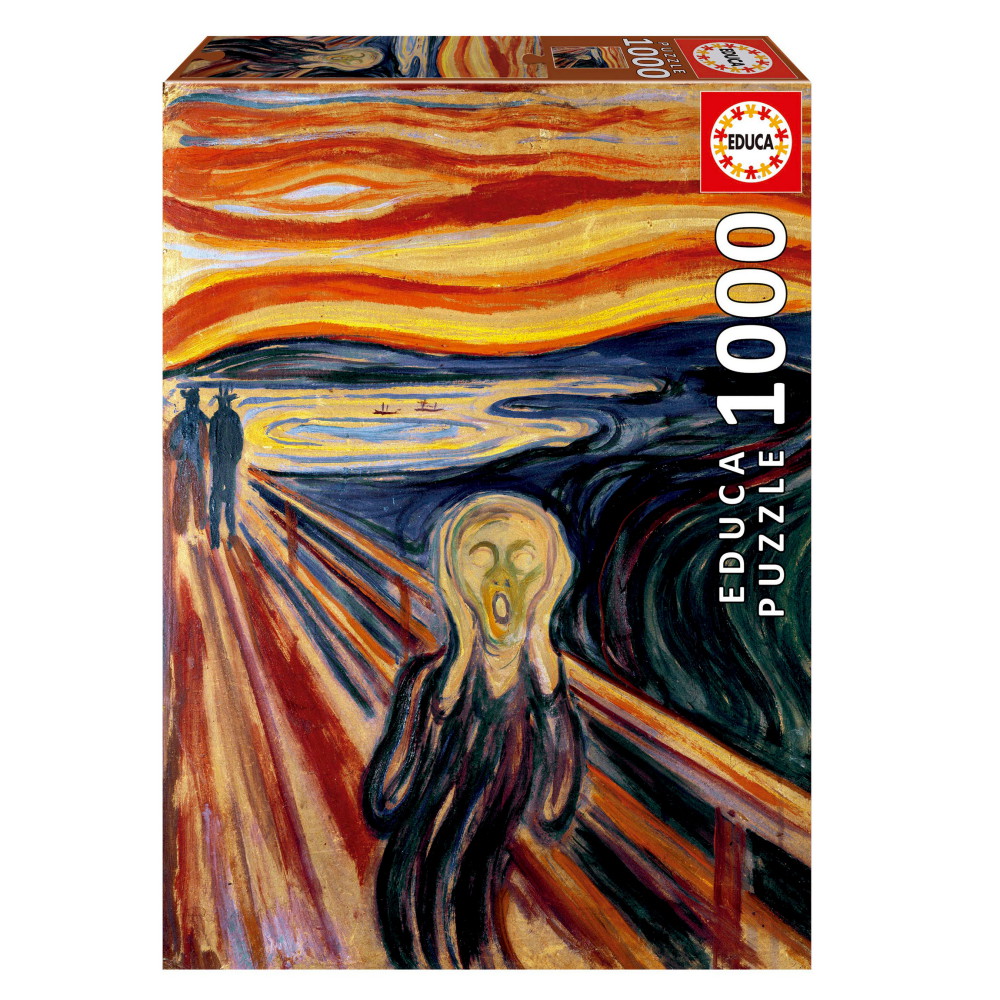 Educa Pussel: Edvard Munch - The Scream 1000 Bitar