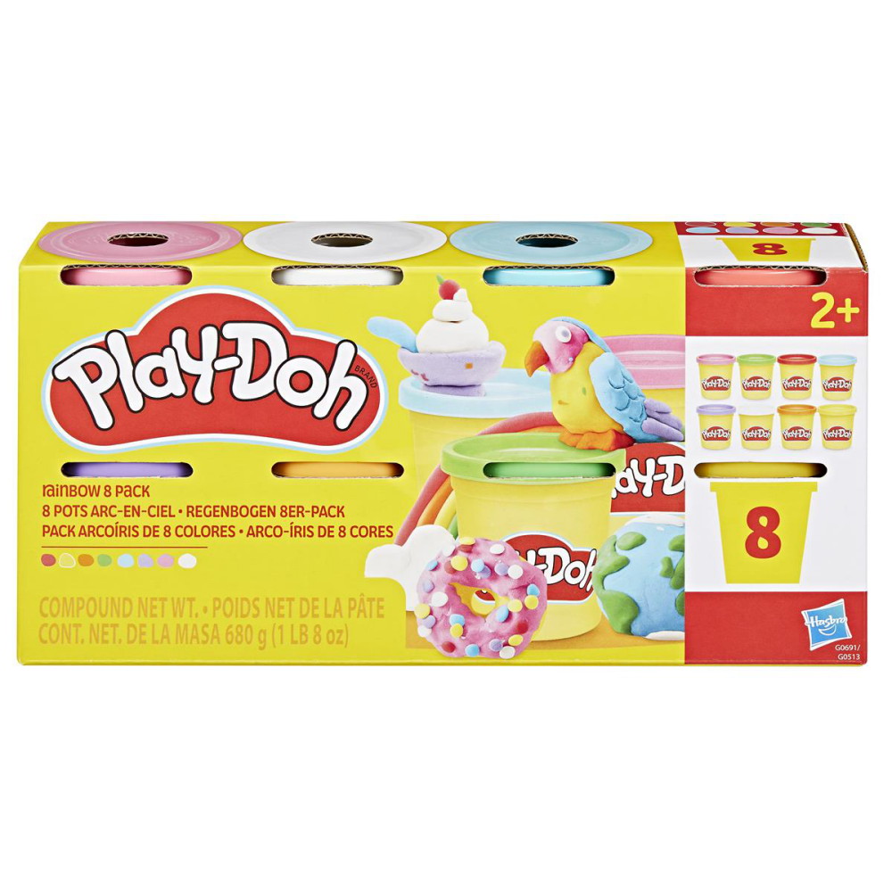Play-Doh Regnbåge 8-Pack