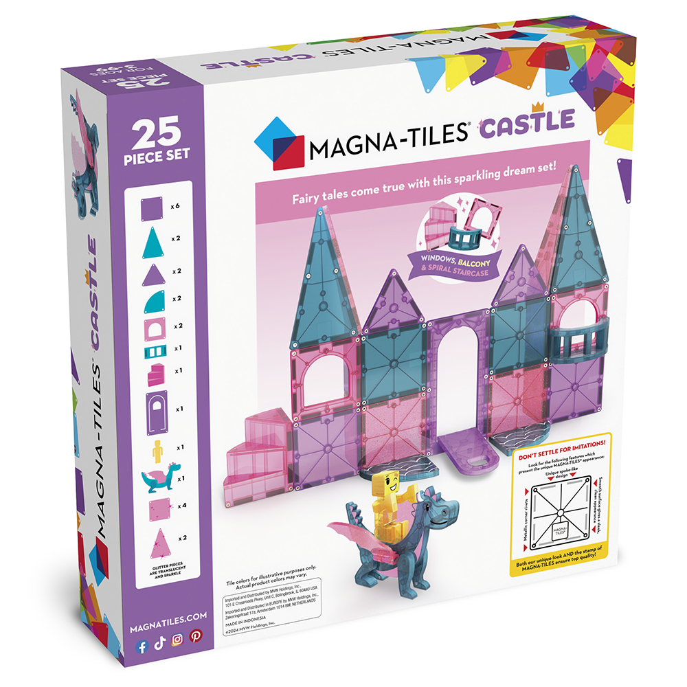 Magna-Tiles - Castle Deluxe - 25 Delar