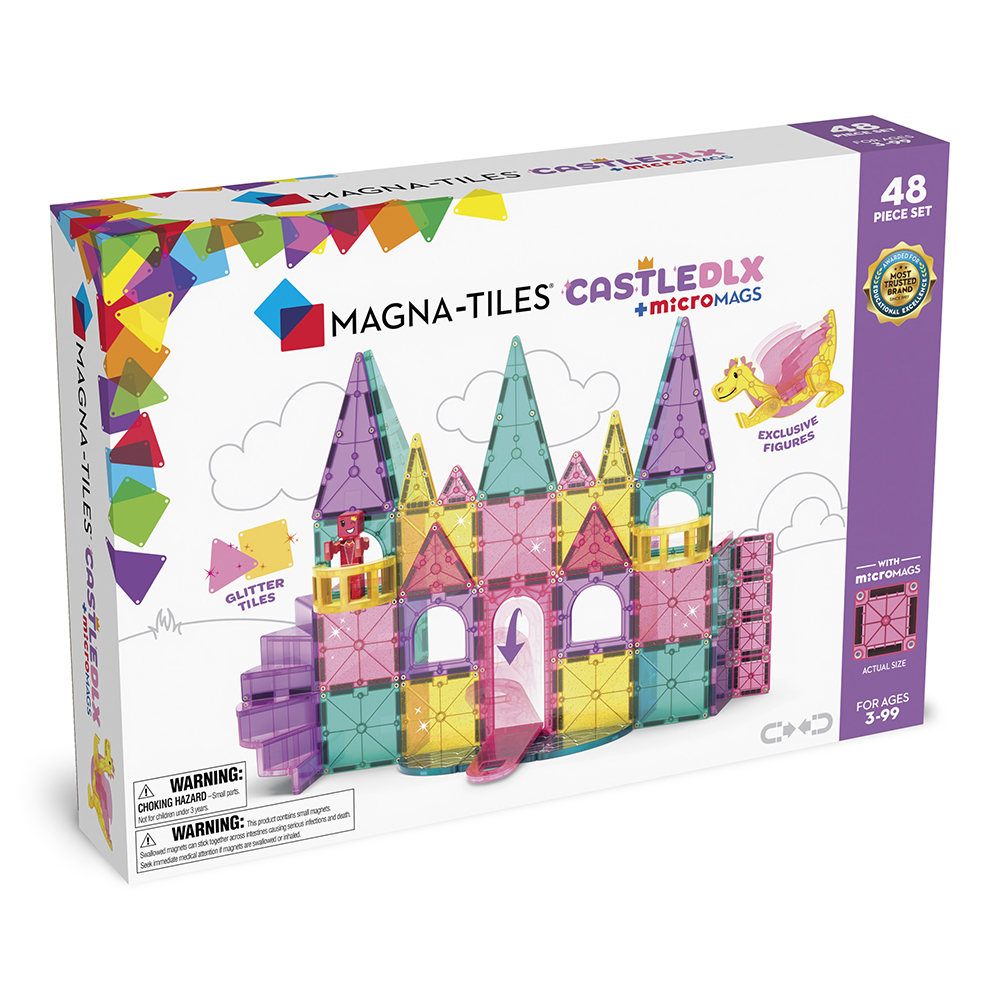 Magna-Tiles - Castle Deluxe - 48 Delar