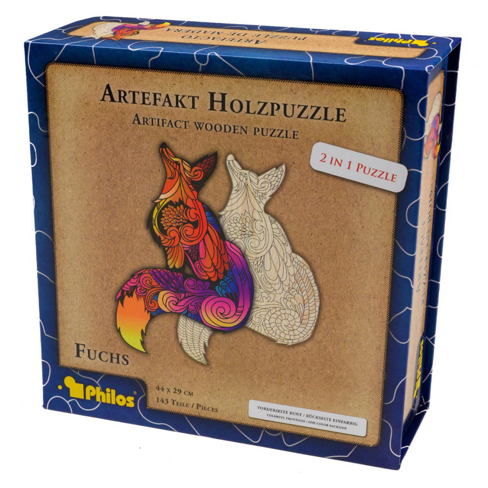 Artefakt träpussel - Fox 143 bitar