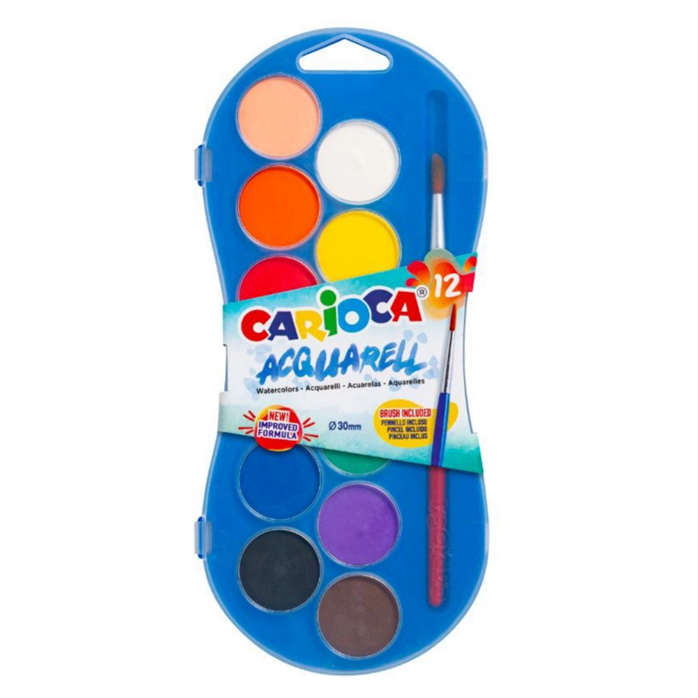 Carioca Vattenfärg 12 st