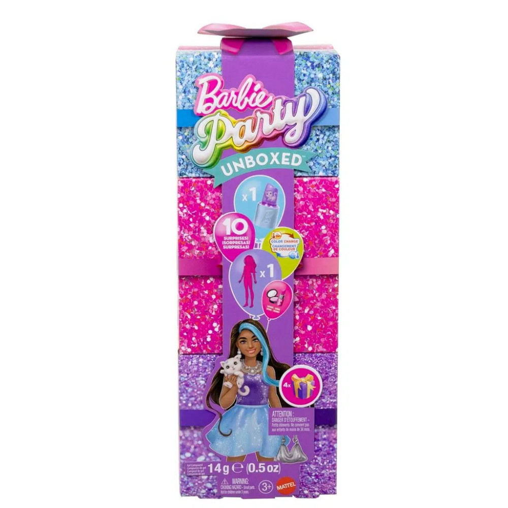Barbie - Party Unboxed Purple Petite