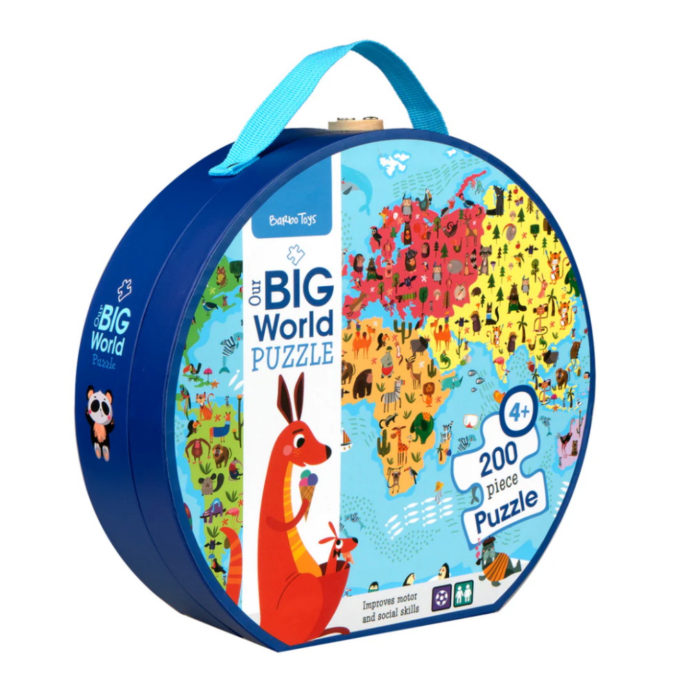 Pussel: Vår Stora Värld 200 Bitar