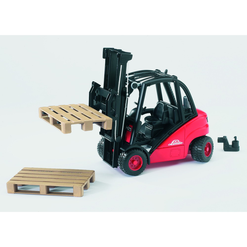 Bruder Linde Gaffeltruck H30D med 2 pallar