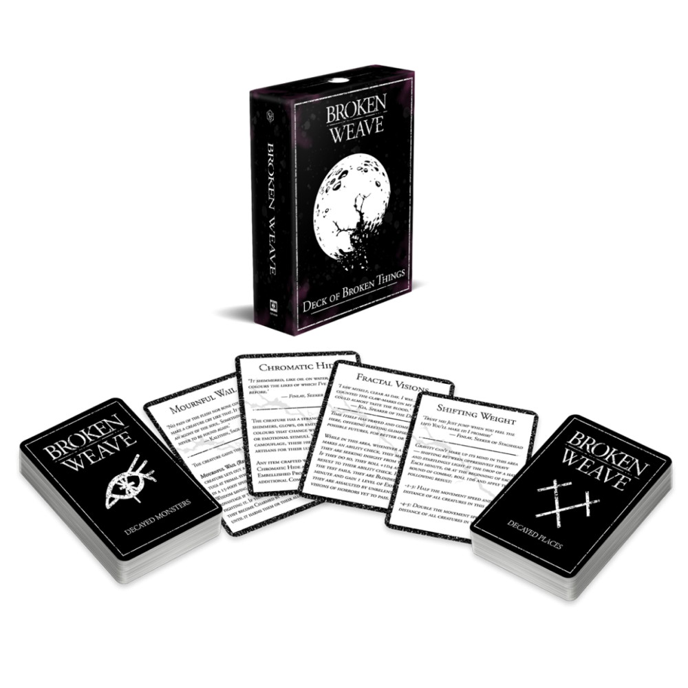 Broken Weave RPG: Deck of Broken Things