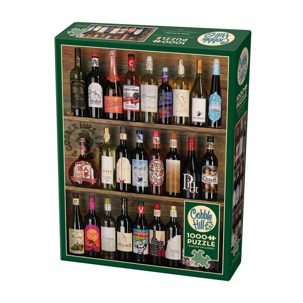 Cobble Hill Pussel - Wine Alphabet 1000 Bitar