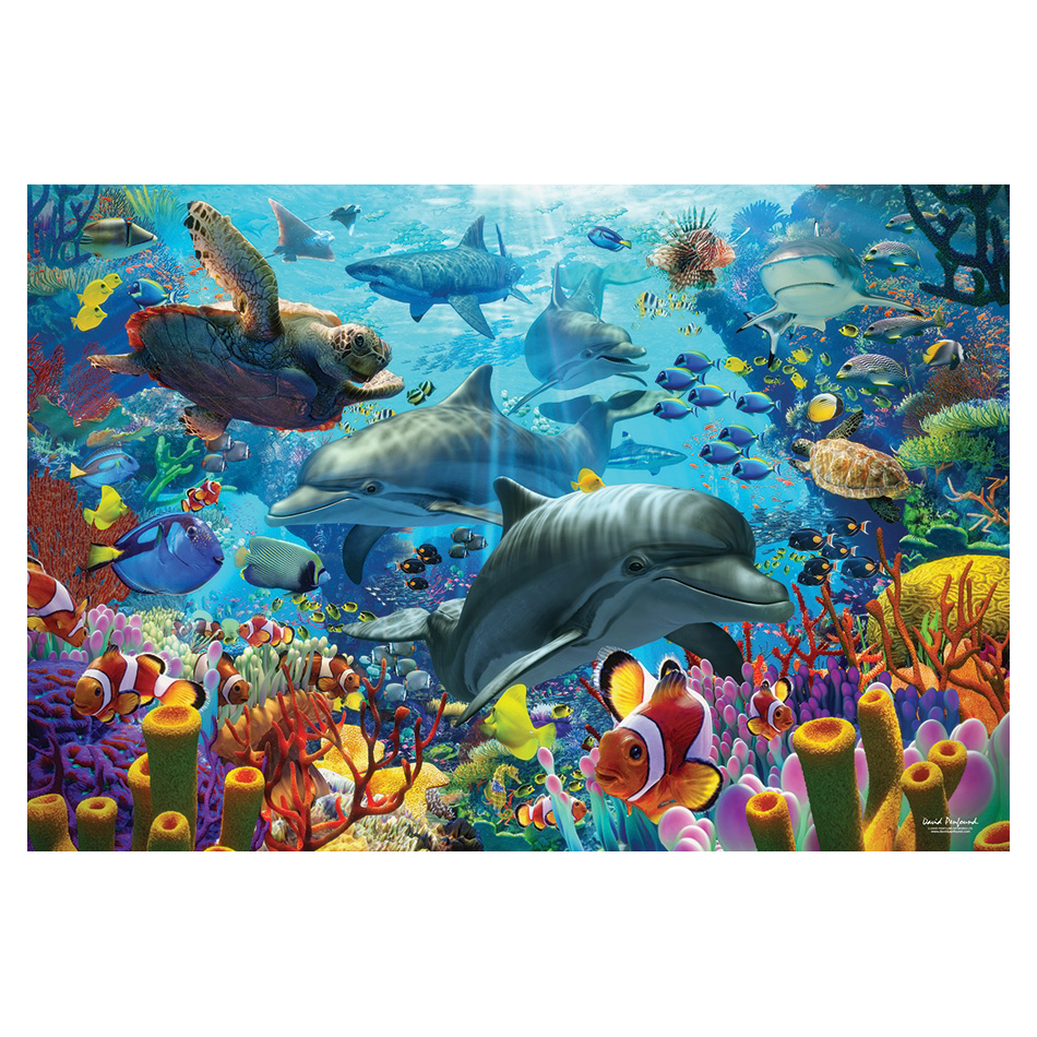 Cobble Hill Pussel - Coral Sea 2000 Bitar