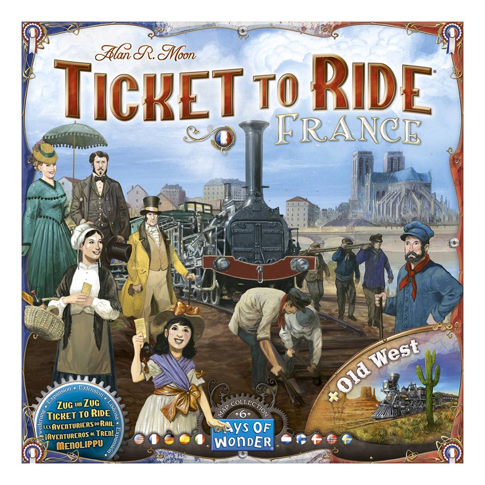 Ticket to Ride: France & Old West (Exp.) (Swe)