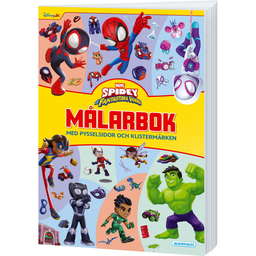 Spidey Och Hans Fantastiska Vänner Målarbok