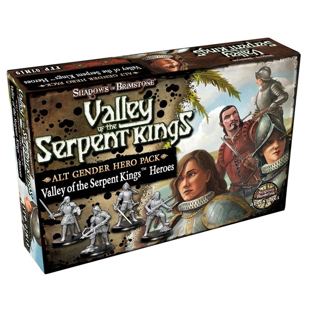 Shadows of Brimstone: Valley of the Serpent Kings - Alt Gender Hero Pack (Exp.)