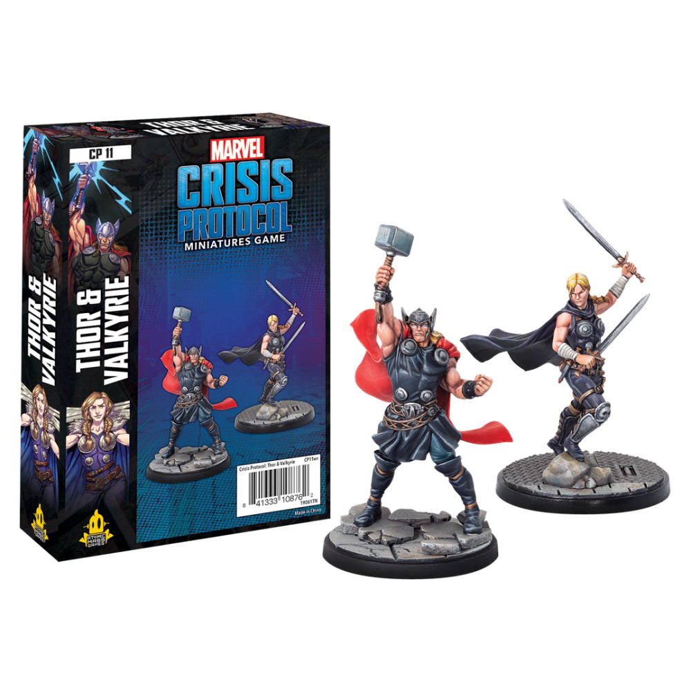 Marvel Crisis Protocol Thor and Valkyrie 
