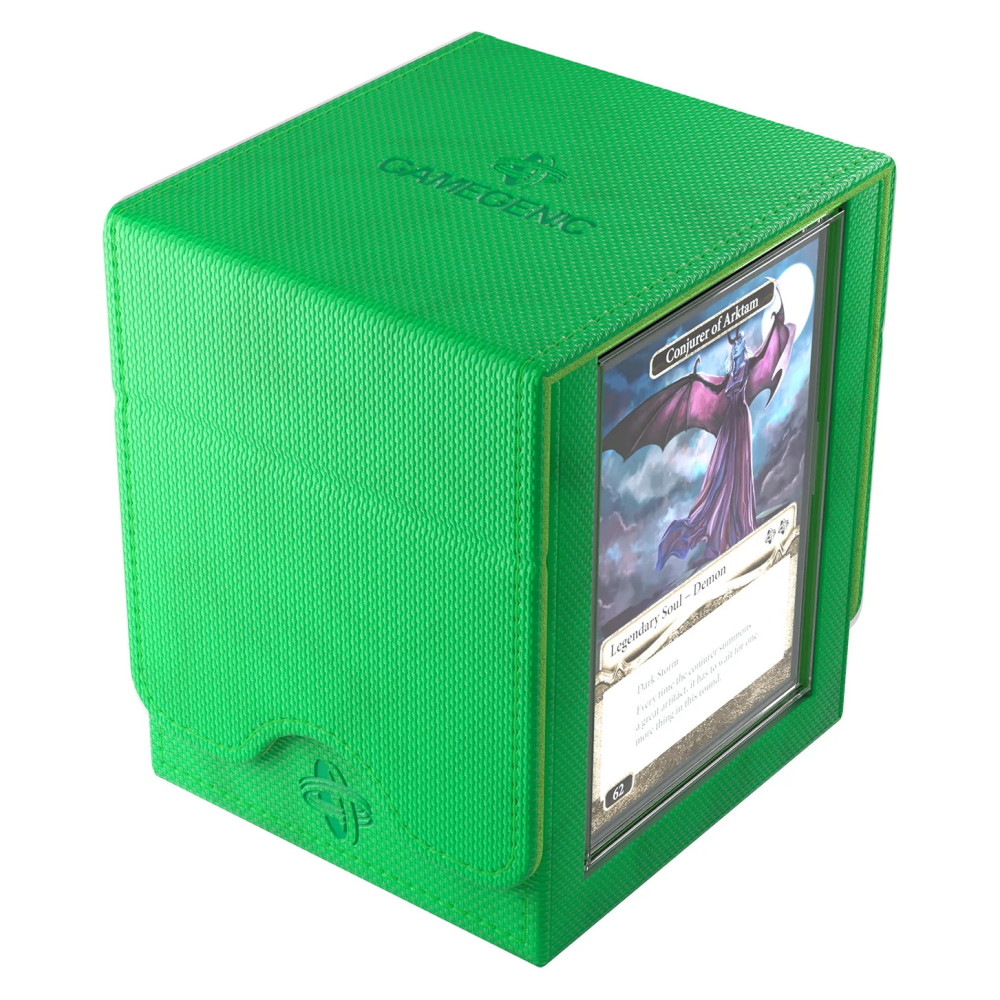 GameGenic Squire PLUS 100+ XL Convertible Deck Box - Green