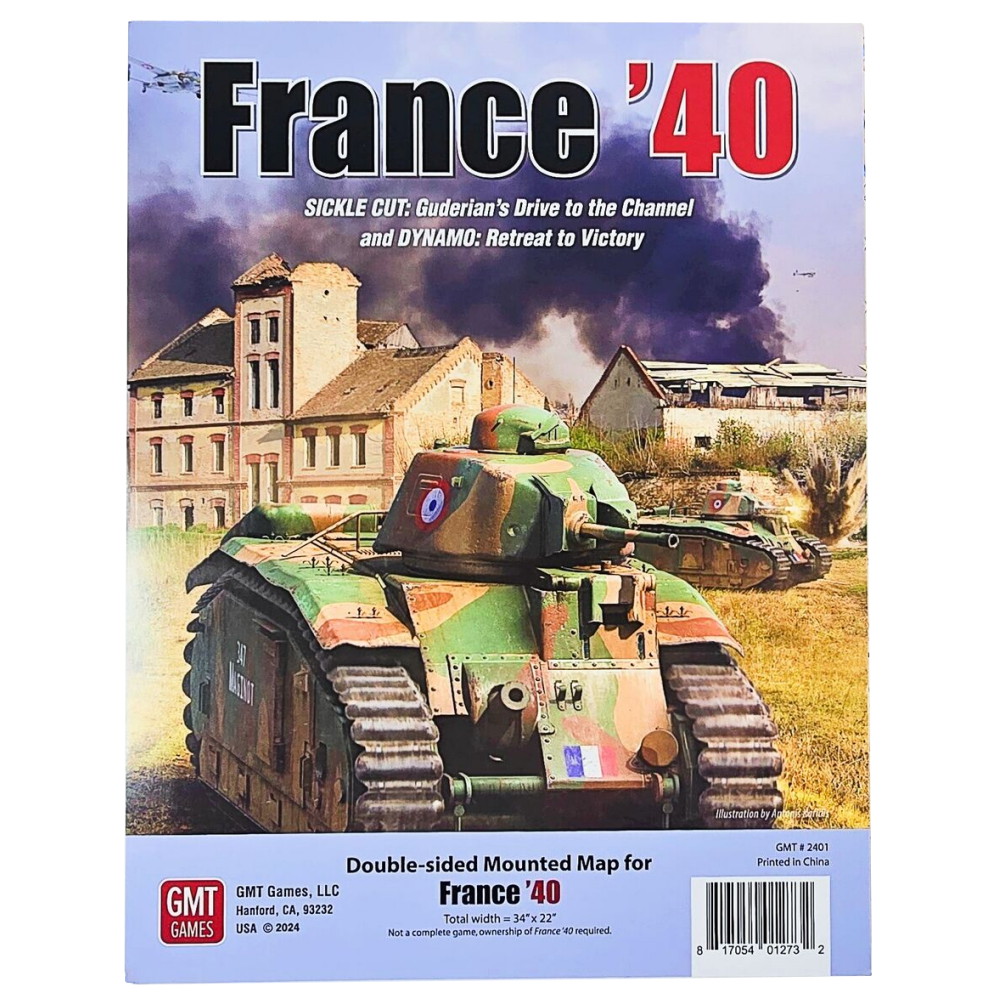 France '40 - Mounted Map (Exp.)