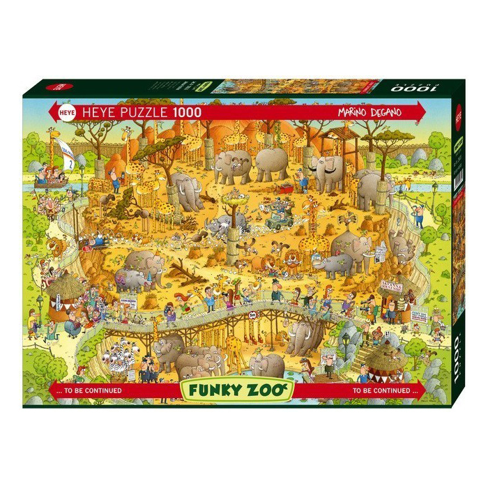 Heye Pussel: Funky Zoo - African Habitat 1000 Bitar