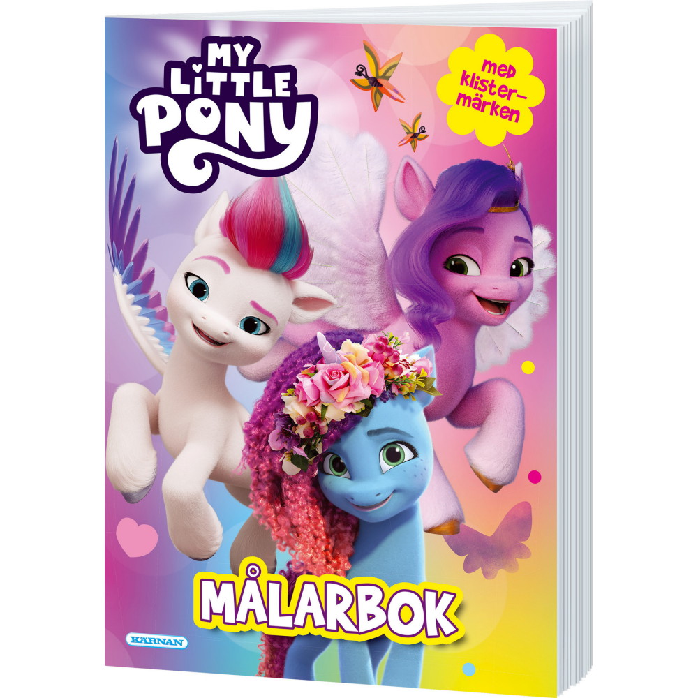 Målarbok My Little Pony Med Klistermärken