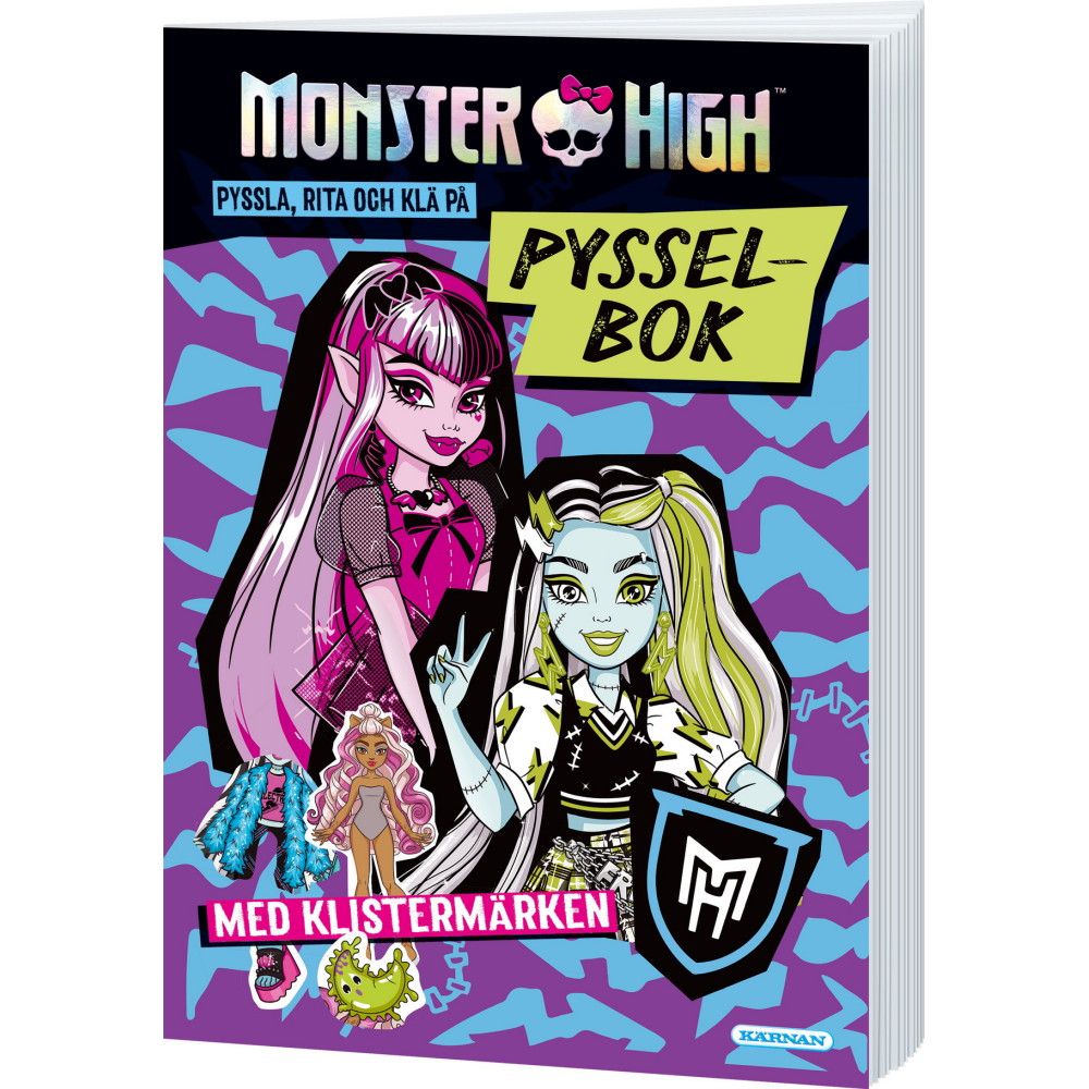 Pysselbok Monster High Med Klistermärken