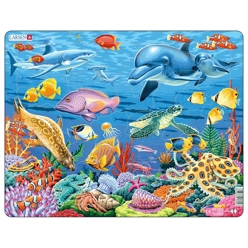 Larsen Rampussel Korallrev 34 Bitar