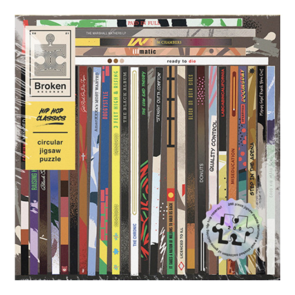 Broken Record Pussel - Hip Hop Classics 200 Bitar