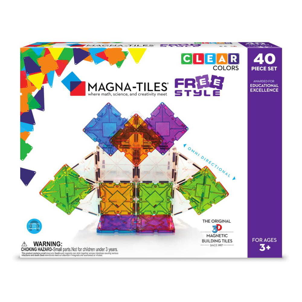Magna-Tiles - Freestyle - 40 Delar