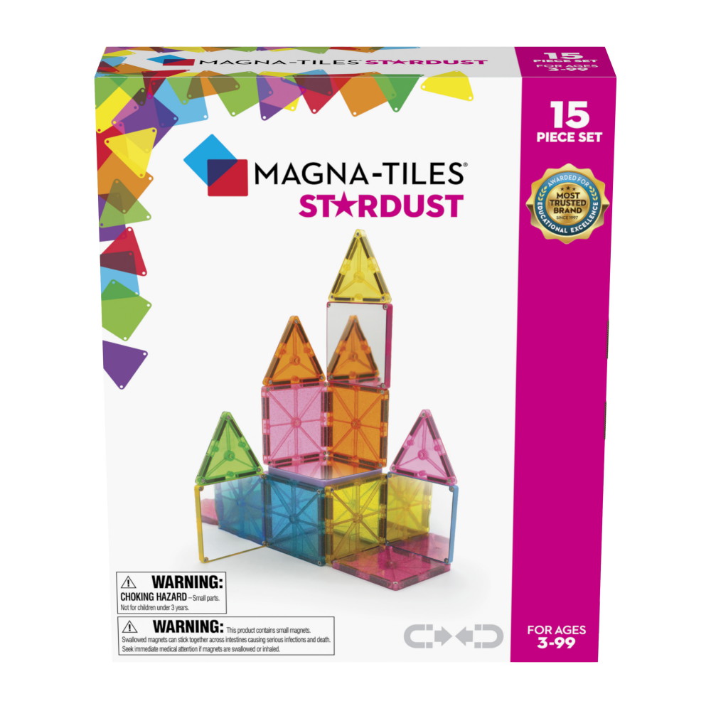 Magna-Tiles - Stardust - 15 Delar