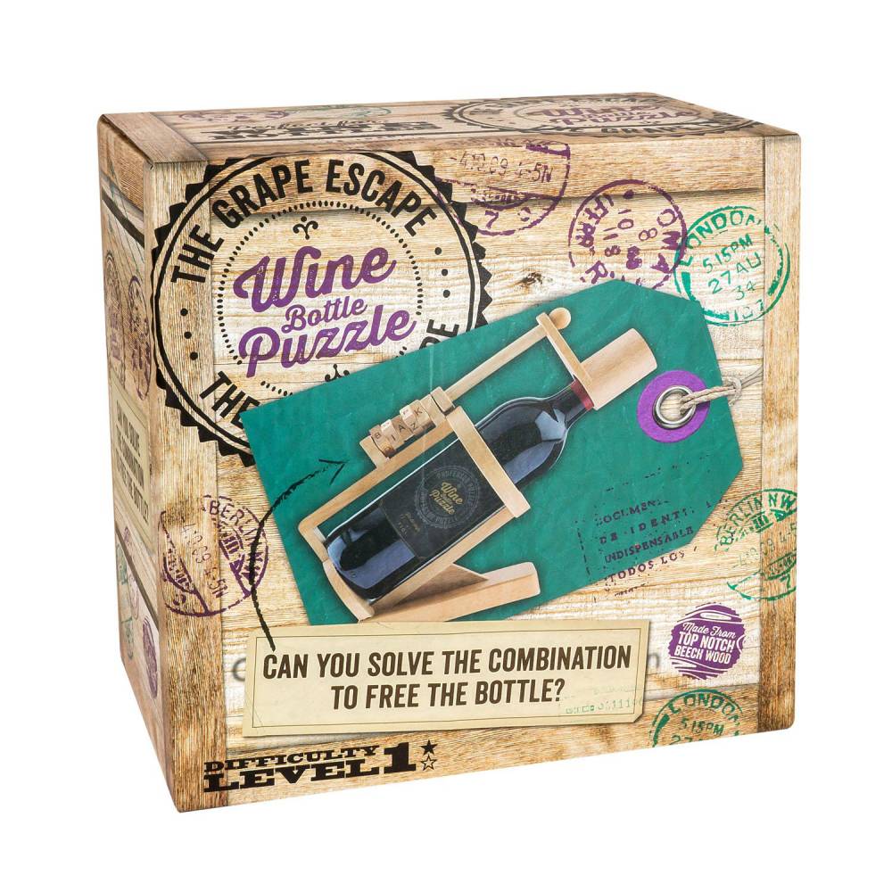 The Grape Escape Wine bottle puzzle