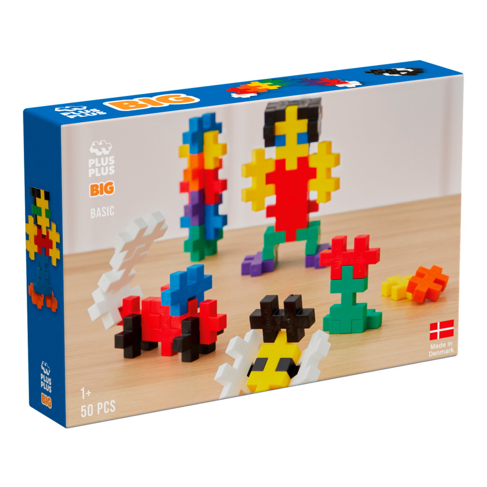 Plus-Plus - BIG Basic Färgmix 50 st