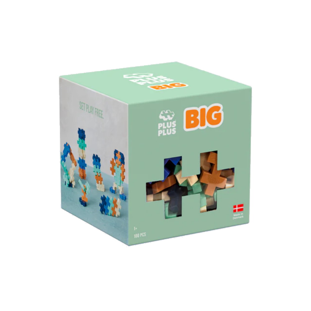 Plus-Plus - BIG Breeze Färgmix - 100 stk