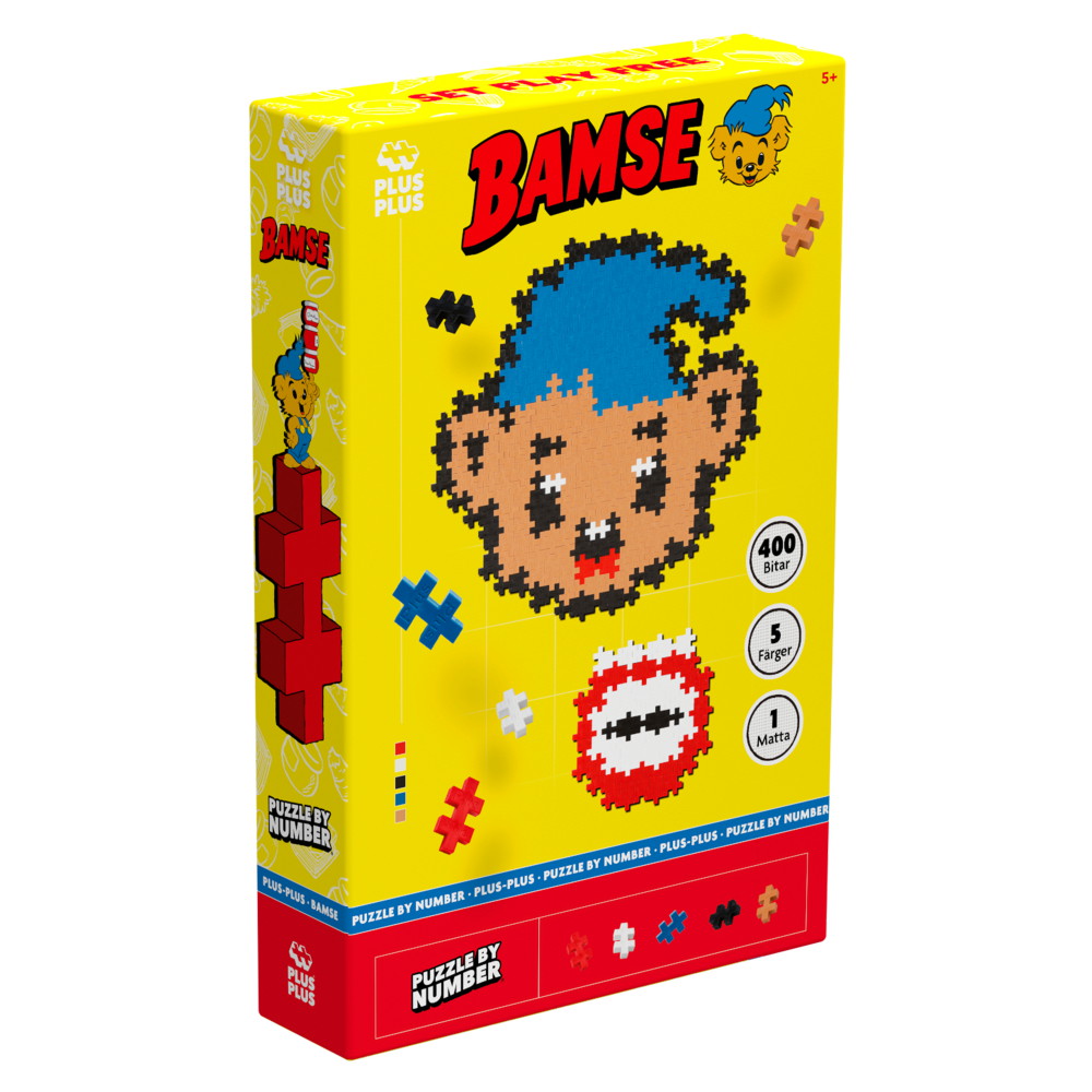 Plus-Plus - Bamse och Dunder-Honung 400 st