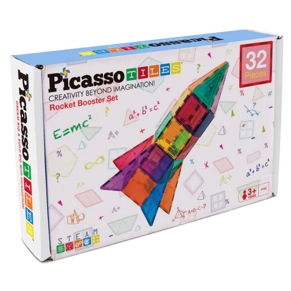 PicassoTiles Rocket Booster Set 32 Delar