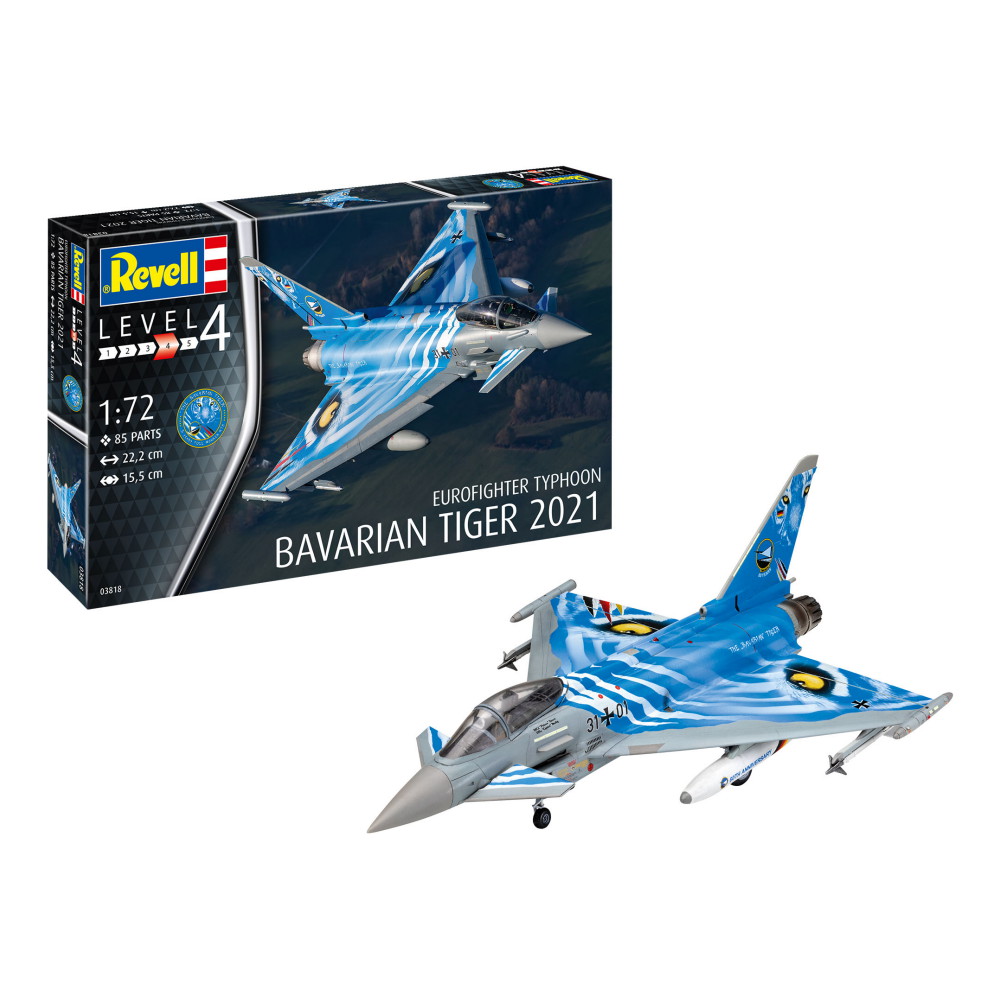 Revell - Eurofighter Typhoon The Bavarian Tiger 2021