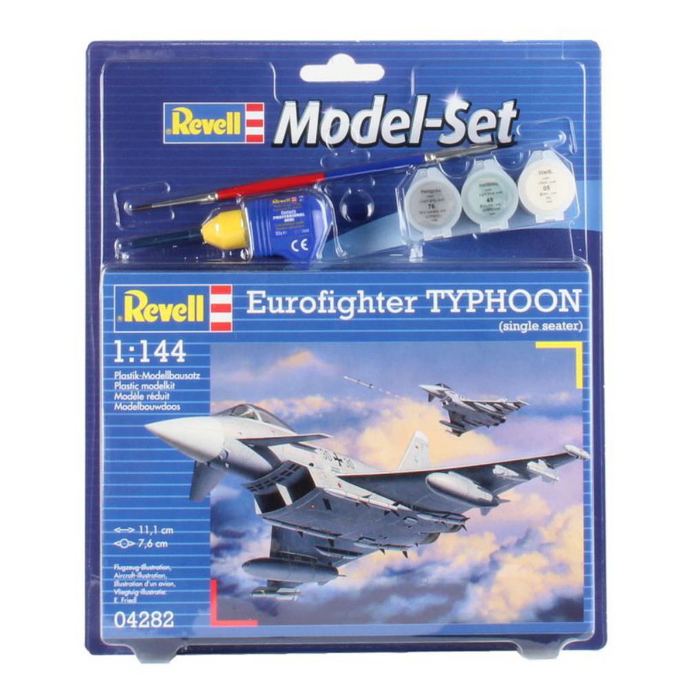 Revell Model Set - Eurofighter Typhoon 1:144 - 63 Bitar