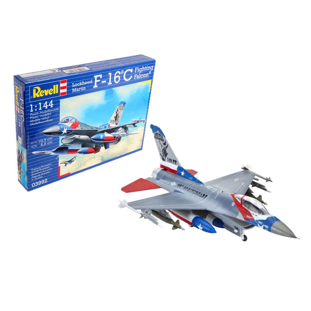 Revell - Lockheed Martin F-16 C Fighting Falcon 1:144 - 70 Bitar