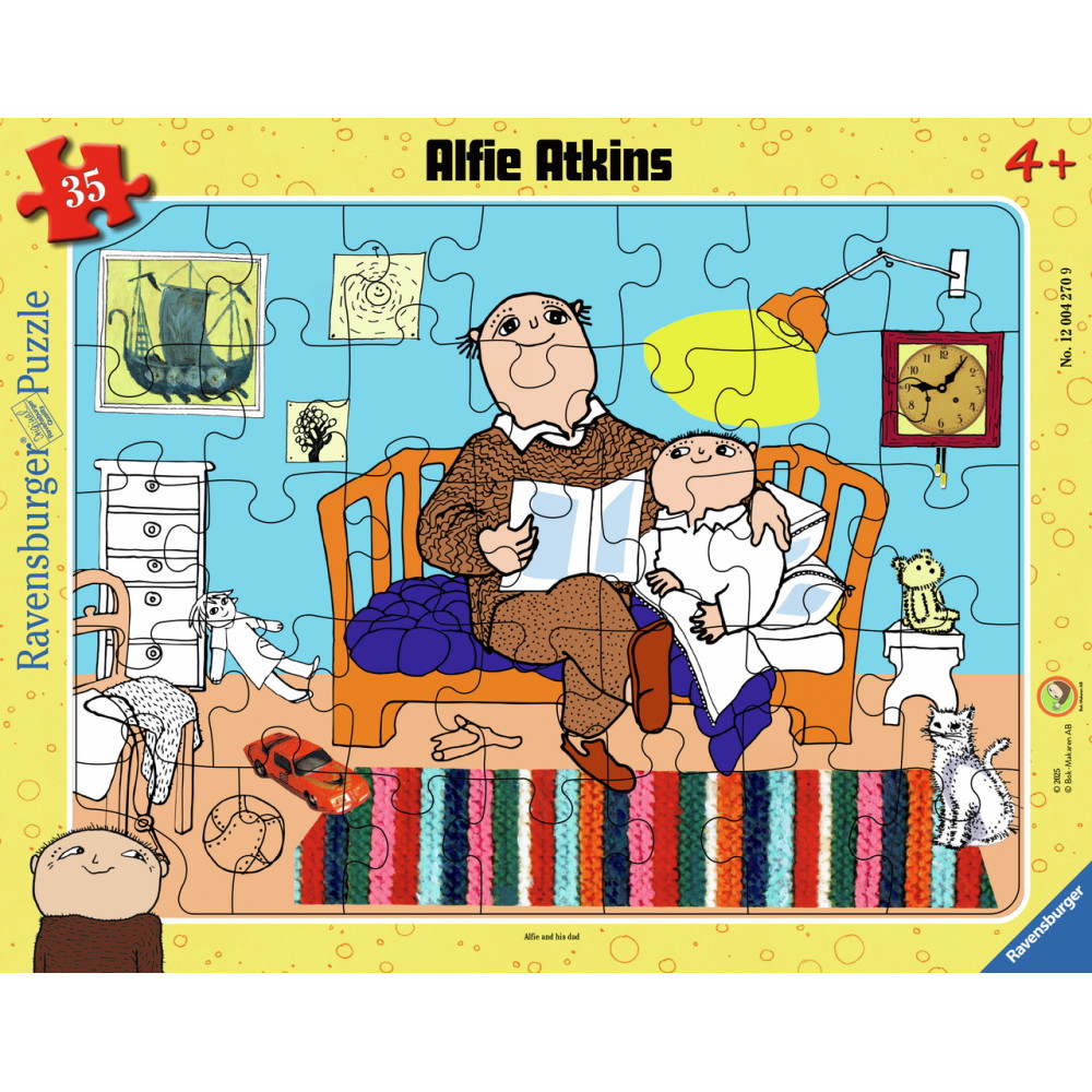 SKADAT Ravensburger Rampussel: Alfons Och Hans Pappa 35 Bitar