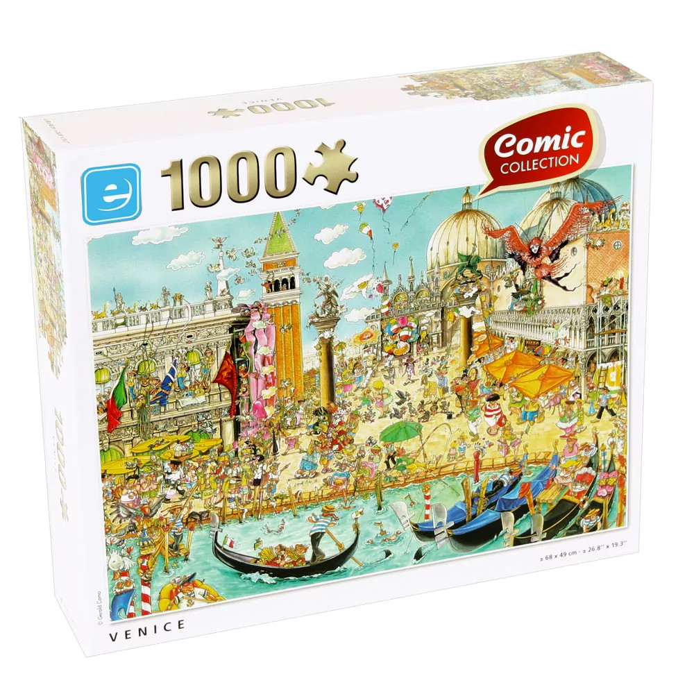SKADAT Pussel: Comic Collection Venice 1000 Bitar