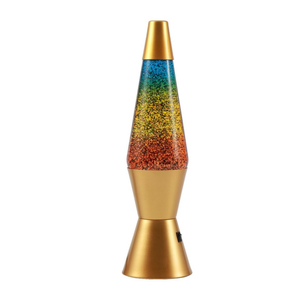 SKADAT iTotal Lava Lamp - Gold/Rainbowglitter