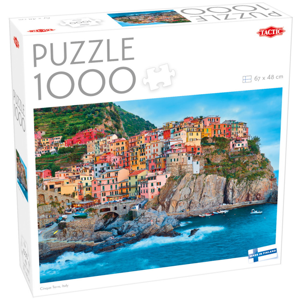 Tactic Pussel: Cinque Terre Italy 1000 Bitar