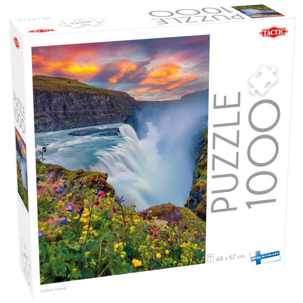 Tactic Pussel: Gullfoss Iceland 1000 Bitar