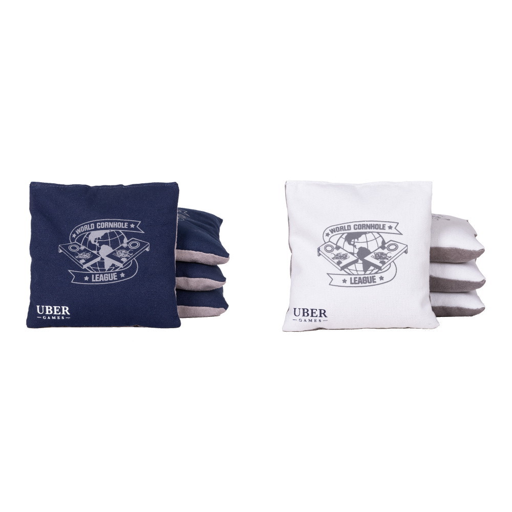 WCL Cornhole Bean Bags Navy & White