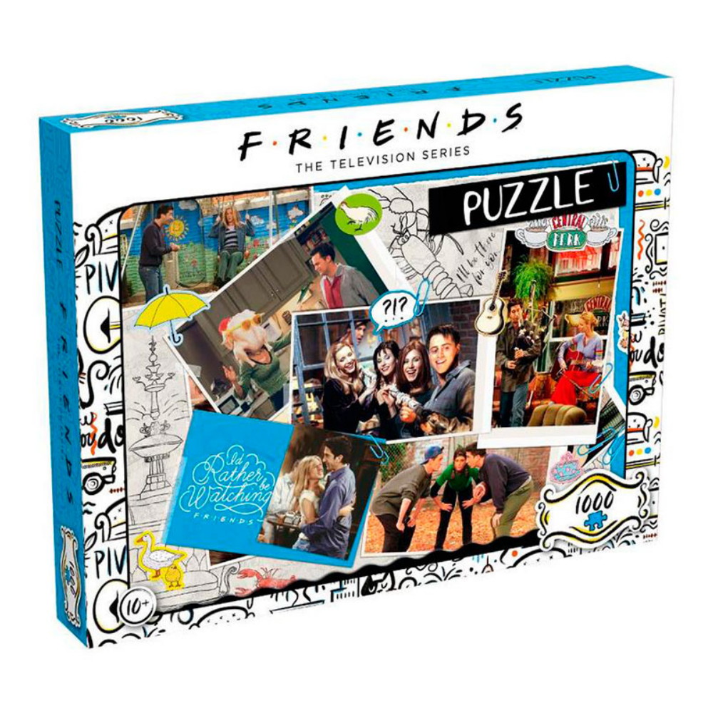 Pussel: Friends - Scrapbook 1000 Bitar