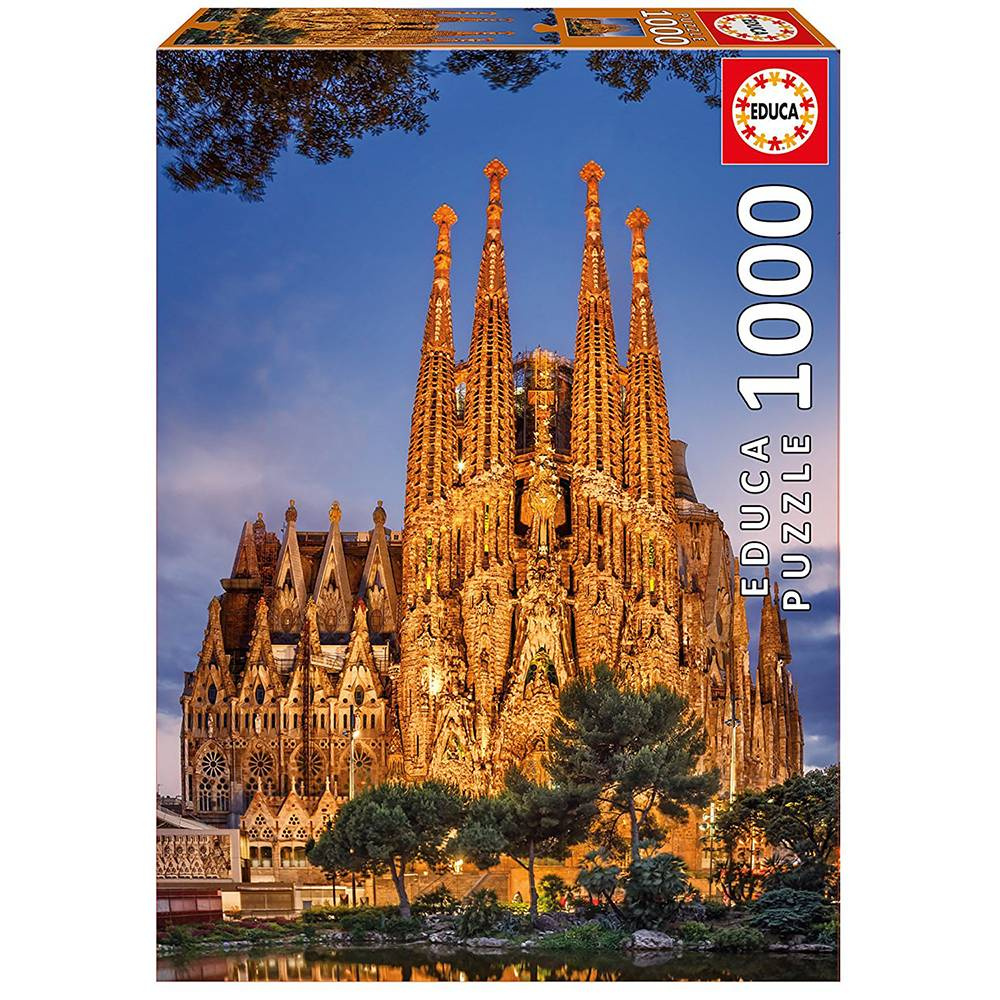 Educa pussel: Sagrada Familia 1000 bitar