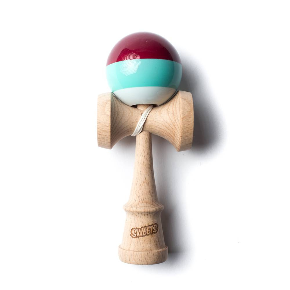 Sweets Prime - Stripes - Maroon/Seafoam/White