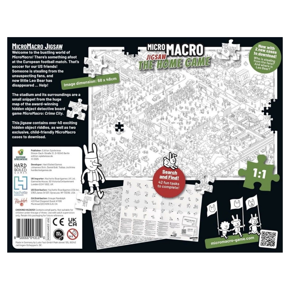 MicroMacro Jigsaw: The Home Game 500 Bitar