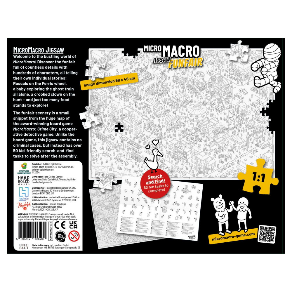 MicroMacro Jigsaw: Funfair 500 Bitar