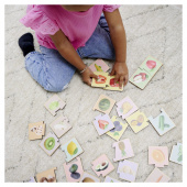 Montessori Pussel Frukt och grönsaker 34 Bitar Montessori Pussel Frukt och grönsaker 34 Bitar